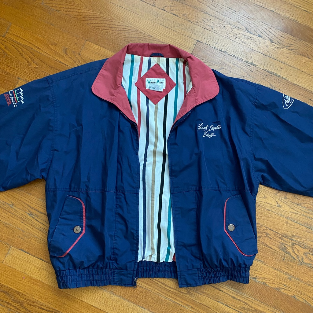 Vintage Frank Sinatra Duets Capitol Records Windbreaker
